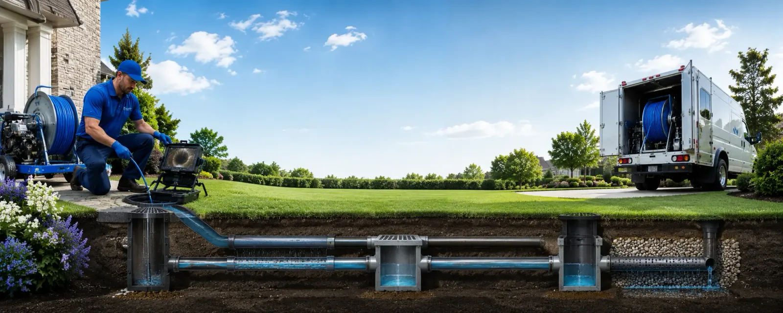 Outdoor drain cleaning information for Poplarville, MS